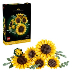 LEGO - Konstruktionsset - Botanische Sonnenblumenstrauß - 18+ Monate - 686 Teile