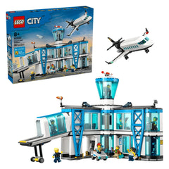 LEGO - Stadtflughafen mit Flugzeug - Konstruktionsspielzeug