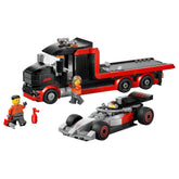 LEGO - Baukasten - Stadt F1 Ausstellungs-Lkw - 7 Jahre - 508 Teile Rennset