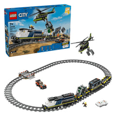 LEGO - Baukasten - Stadtpolizei Zugüberfall - 7-12 Jahre - 1313 Teile elektrischer Zug