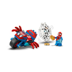 LEGO - Marvel Spidey on his Motorcycle vs. Rhino - Construction Set Toys - 11206