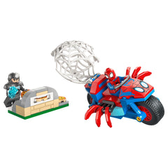 LEGO - Marvel Spidey on his Motorcycle vs. Rhino - Construction Set Toys - 11206