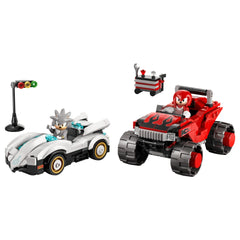 LEGO - Sonic the Hedgehog Silvers Auto gegen Knuckles Monstertruck - Konstruktionsspielzeug