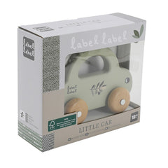 Label-Label - Kleines Auto - Schiebe- und Ziehspielzeug