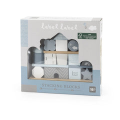 Label-Label - Stacking Blocks House - Sorting & Stacking Toys