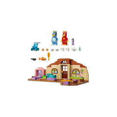 LEGO - Bluey Schule mit Rusty und Bluey - Konstruktionsspielzeug - +4 - Geschenk - 72011221