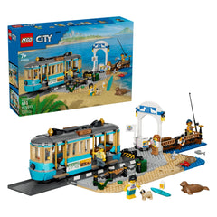 Lego - City Classic Beach Streetcar Construction Set Toys - Age: +7 - 60506