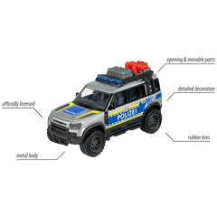 Majorette Land Rover Defender 90 Polizei Spielzeugfahrzeuge