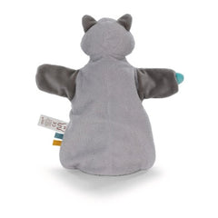 My First NICI - 2in1 Raccoon Hand Puppet Cuddle Blanket - Baby Activity Toys