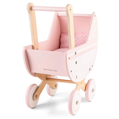 New Classic Toys - Doll Pram Including Bedding - Pink - Pretend Professions & Role Playing
