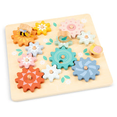 New Classic Toys - Spinning Gear Puzzle - Garden - Educational Toys