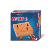 Noris - Deluxe Lucky 6 - Brettspiele - Internationale Edition - Brettspiele