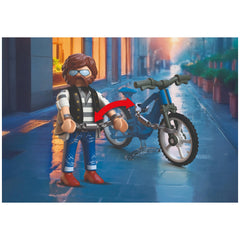 PLAYMOBIL - Fahrraddiebstahl - City Action - +4 - Spielsets - 72076 - 80772076