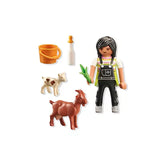 PLAYMOBIL - Woman-with-Goats - Toy Playsets