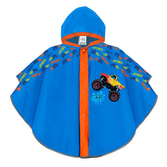 Perletti - Ponchos - Monster Truck Rain Poncho - Reflective - 3-6 Yrs - Safety