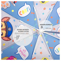 Perletti - Regenschirme - Paw Patrol Regenschirm - Winddicht - 3–6 Jahre