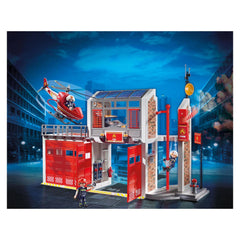 Playmobil City Action Große Feuerwache mit Hubschrauber - 9462