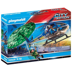 Playmobil City Action Polizeihubschrauber - Fallschirmverfolgung - 70569