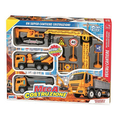 RS Toys - Mega Construction Play City Super Construction Vehicles - Play Vehicles