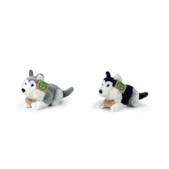 Rappa - Plush Husky dogs asst. 17cm ECO-FRIENDLY - Stuffed Animals