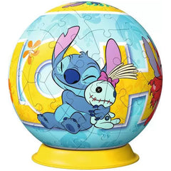 Ravensburger - 3D-Puzzle-Ball-Disney-Stitch-Action-Toy-Figures