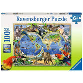 Ravensburger - Animals Around The World - 100 Pieces - Puzzles