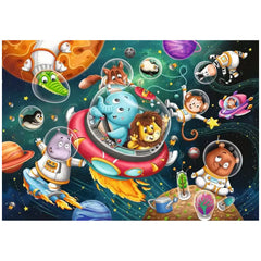 Ravensburger - Animals In Space - 2x12 Pieces - Puzzles