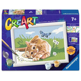 Ravensburger - Basteln & Malen - CreArt Freude Kätzchen Malset - 7 Jahre - Lernspielzeug