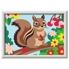 Ravensburger - Arts Crafts - CreArt Lively Squirrel Painting Kit - 7 Years - Creativity Development