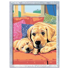 Ravensburger - Basteln & Malen - CreArt Puppy Love Malset - 9+ Jahre - Kreativitätsentwicklung