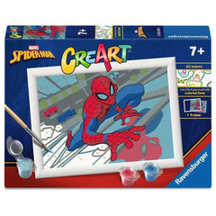 Ravensburger - Arts Crafts - CreArt Spider-Man Painting Kit - 7 Years - Creativity Development