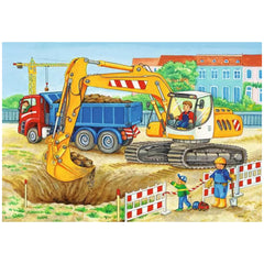 Ravensburger - Construction Site And Farm - 2x12 Pieces - Puzzles