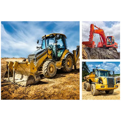 Ravensburger - Baustellenfahrzeuge im Einsatz - 3x49 Teile - Puzzles