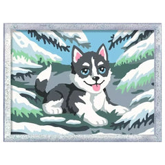 Ravensburger - CreArt - Series D - Joyful Husky - Arts & Crafts - Age +9 - 81023261