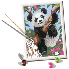 Ravensburger - Creart Verspielter Panda - Malen nach Zahlen - Kunst & Handwerk