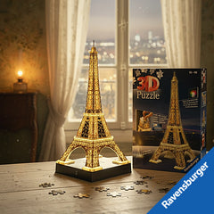 Ravensburger - Eiffelturm bei Nacht - 216 Teile - 3D-Puzzles