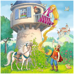 Ravensburger - Märchen - Rapunzel, Rotkäppchen & Der Froschkönig - 3x49 Teile - Puzzles