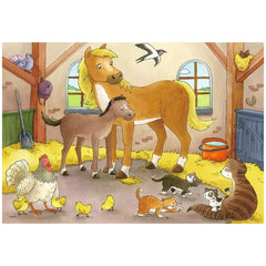 Ravensburger - Happy Animal Families - 2x12 Pieces - Puzzles