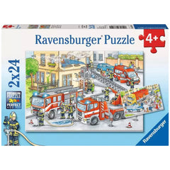 Ravensburger - Helden in Aktion - 2x24 Teile - Puzzles
