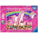 Ravensburger - Pferdetraum Glitter Edition - 100 Teile - Puzzles