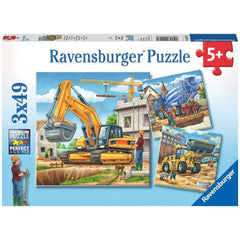 Ravensburger - Große Baustellenfahrzeuge - 3x49 Teile - Puzzles