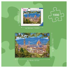 Ravensburger - Puzzles - Florence Italian Landscape 1000pcs - 14+ Years - FSC Cardboard