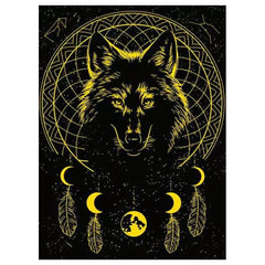 Ravensburger - Puzzles - Glowing Wolf 500pcs - 12+ Years - Star Line