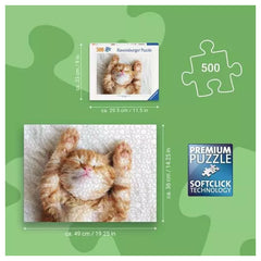 Ravensburger - Puzzles - Welpen 500 Teile - Pappe - 12+ Jahre - Lernspielzeug