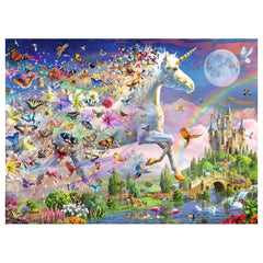 Ravensburger - Puzzles - Star Line Glowing Butterfly Unicorn 200 XXL - 8 Years - Educational Play