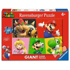 Ravensburger - Puzzles - Super Mario Giant Floor Puzzle - 60pcs - 4+ Years