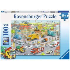 Ravensburger - Vehicles In The City - 100 Pieces - Puzzles