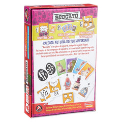 Red Glove - Beccato Party Card Game Ages 7+ - Hilarious Secret Signal & Telepathy Game for 4-9 Players with 110 Chicken & Egg Cards Showcase Pack - RG2068 - Italian Edition