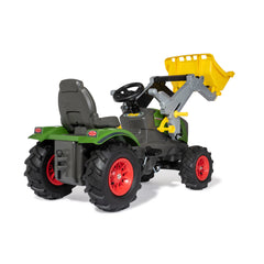 Rolly Toys - Rolly Farmtrac Fendt 211 Vario Traktor mit Schaufel und aufblasbaren Rädern Rutschfahrzeug