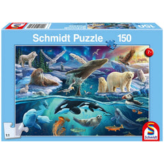 SCHMIDT SPIELE - Arktische Tiere 150 Teile Kinderpuzzles - Puzzles